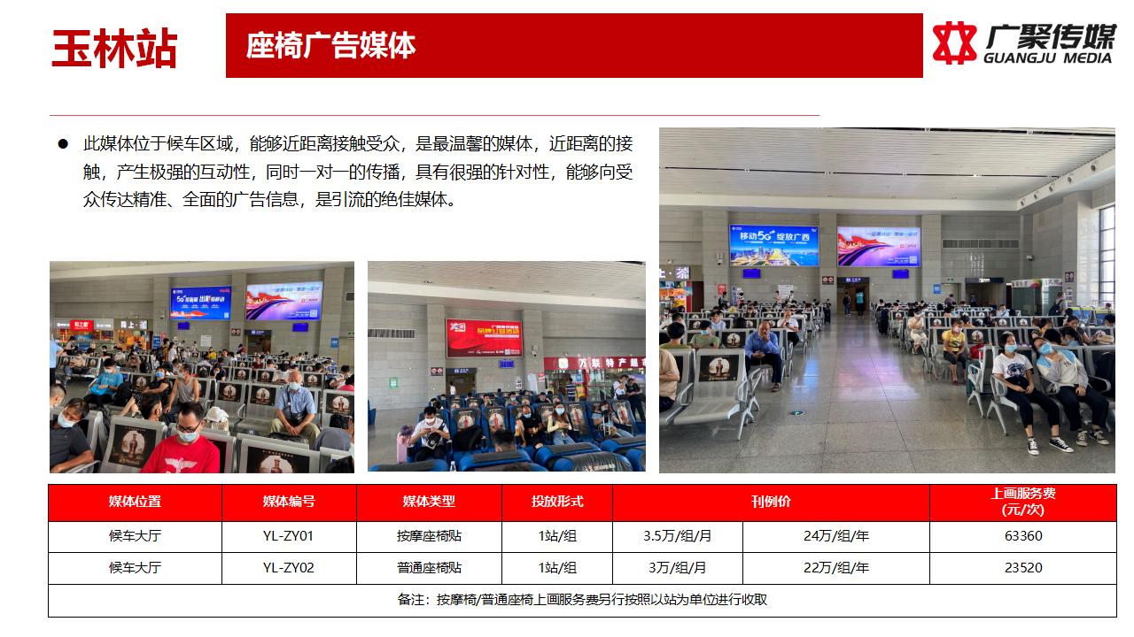 2023年高铁站座椅广告媒体推荐