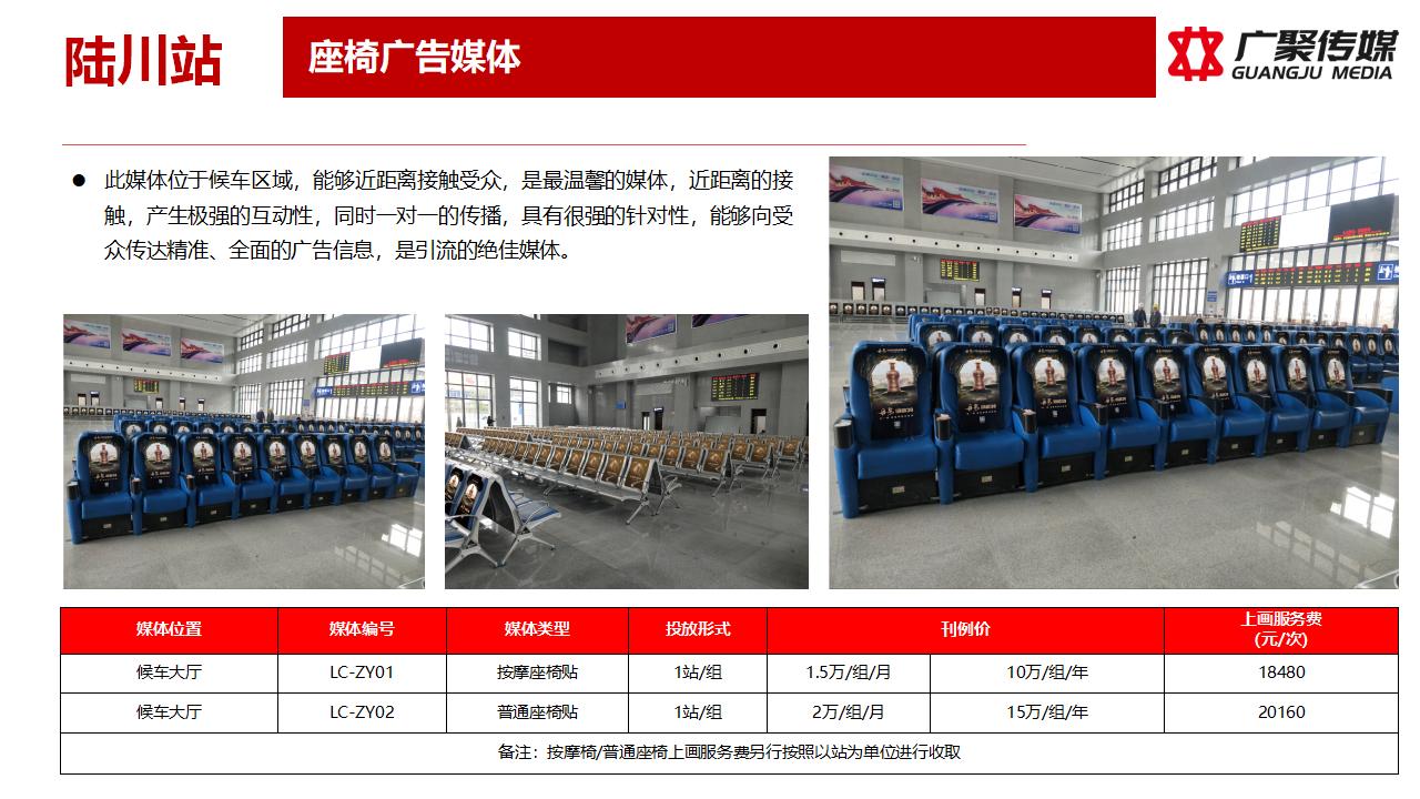 2023年高铁站座椅广告媒体推荐